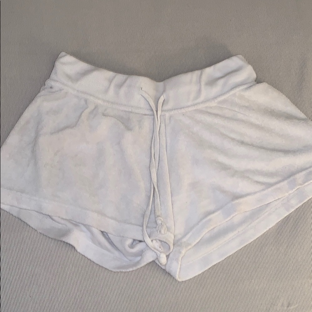 White Lounge Shorts